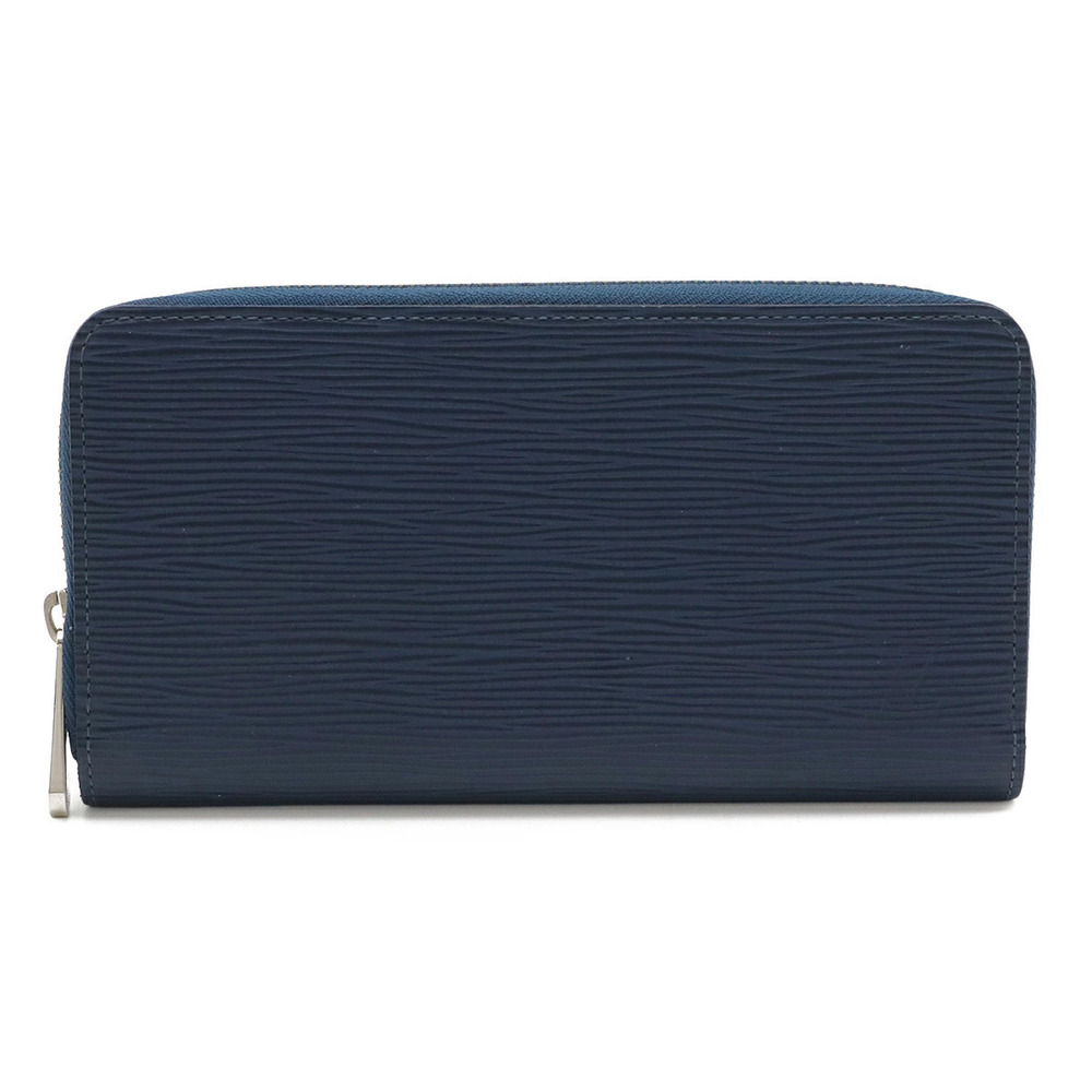 LOUIS VUITTON Epi Zippy Wallet Round Zipper Long Indigo Blue Navy Blue